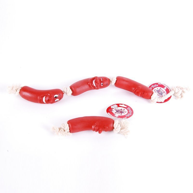 Sausage Silicone Pet Chew Toy