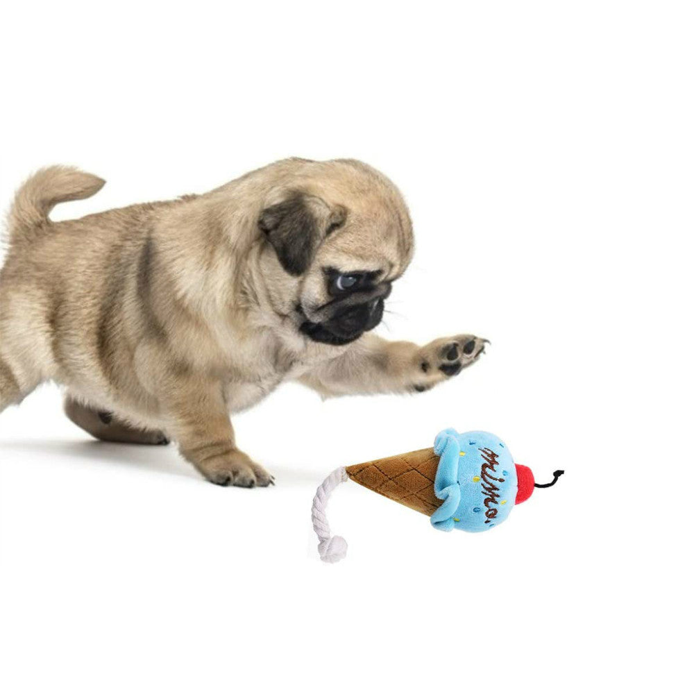 Cute Shape Ice Cream Pet Bite-Resistant Molar Toy