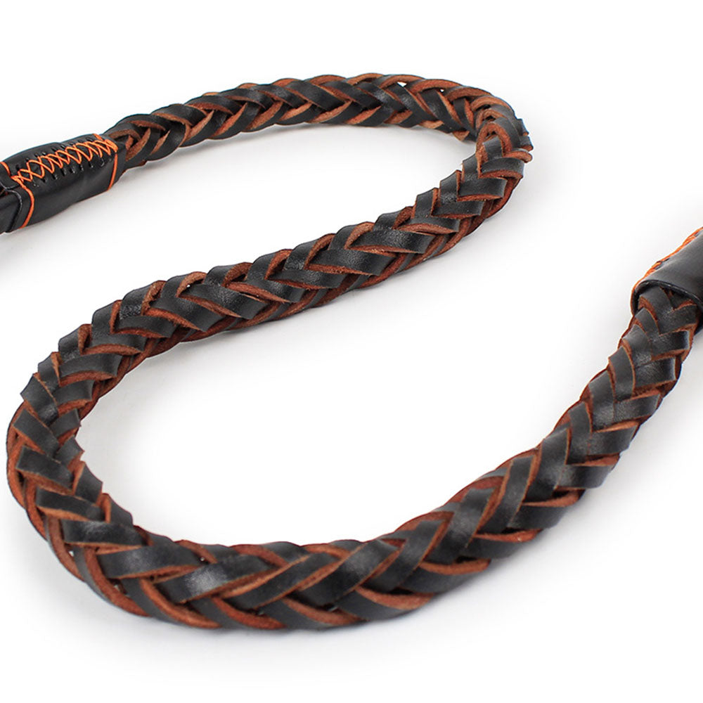 Pet Eight-Strand Cowhide Spring Traction Rope