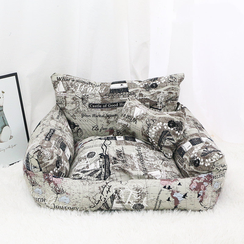 Autumn Winter Sofa Pet Nest