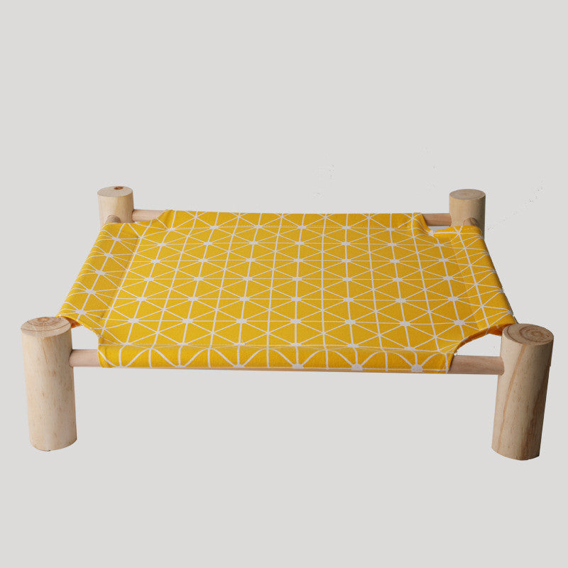 Removable Washable Solid Wood Pet Bed
