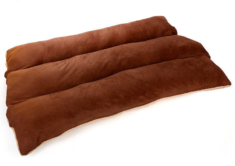 Autumn And Winter New Style Fully Removable And Washable Square Lamb Velvet Pet Kennel Mat