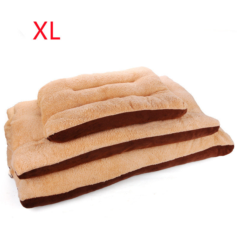 Autumn And Winter New Style Fully Removable And Washable Square Lamb Velvet Pet Kennel Mat