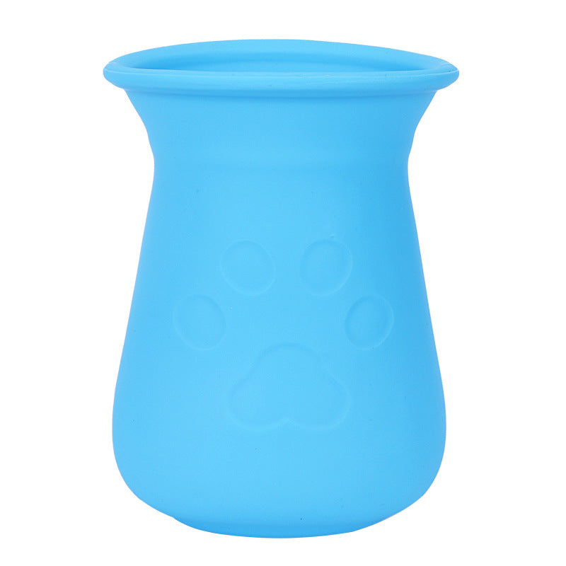 Pet Cleaning Daily Necessities Outing Portable Silicone Foot Washing Cup