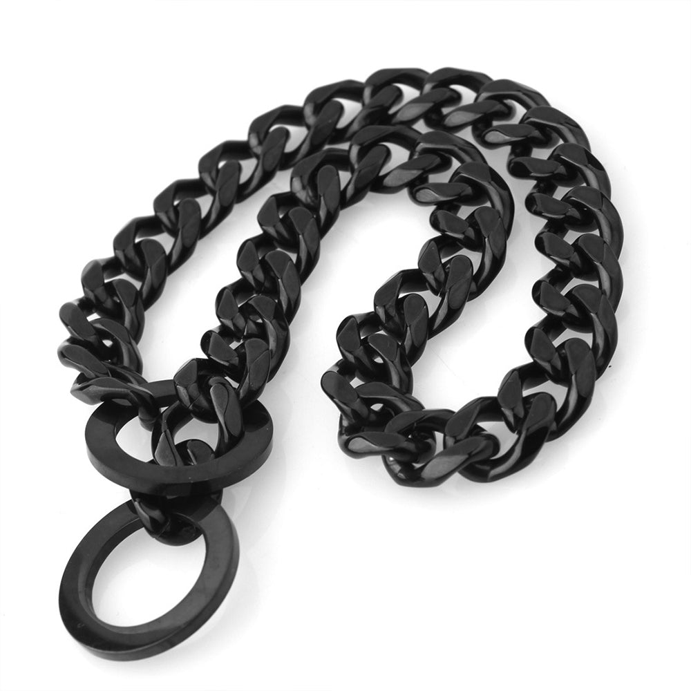 Titanium Steel Stainless Steel Two-Tone Polished Gold Collar