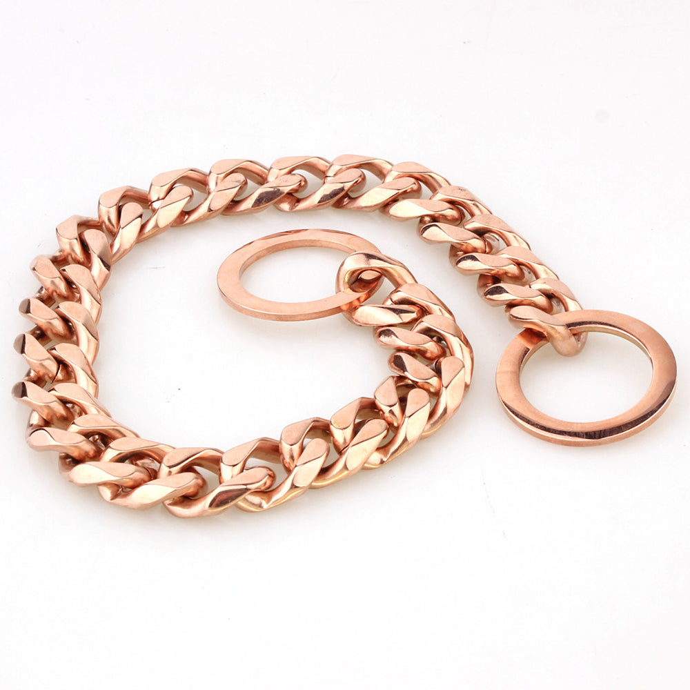 Titanium Steel Stainless Steel Two-Tone Polished Gold Collar