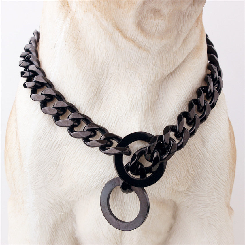 Titanium Steel Stainless Steel Two-Tone Polished Gold Collar