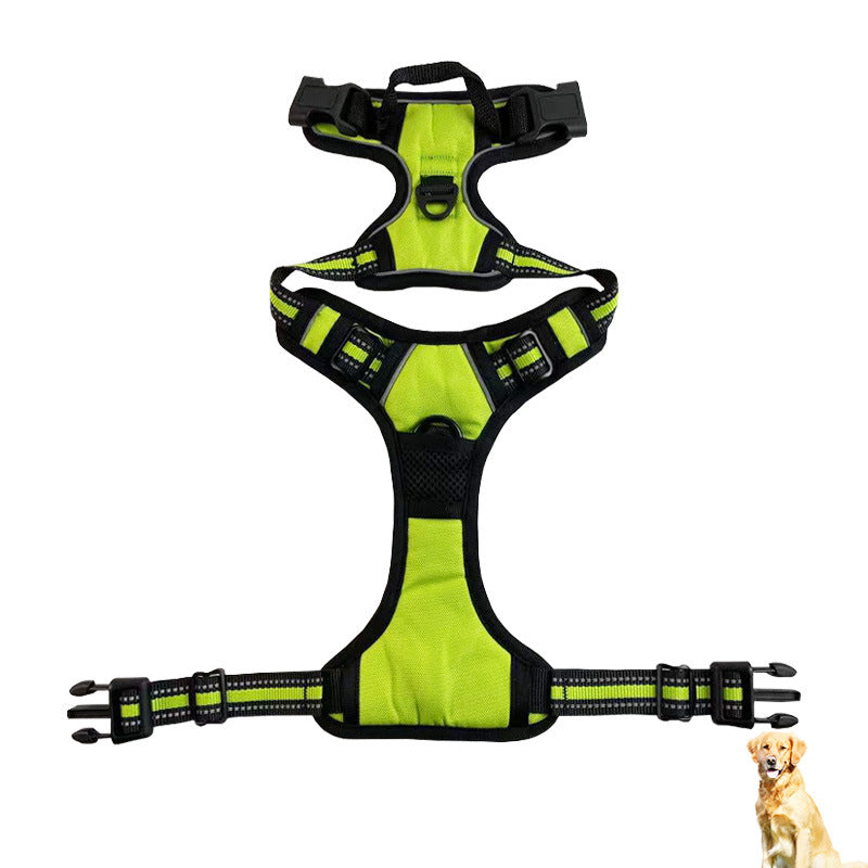 Amazon'S New Reflective Nylon Chest And Back For Large And Medium Sized Dogs