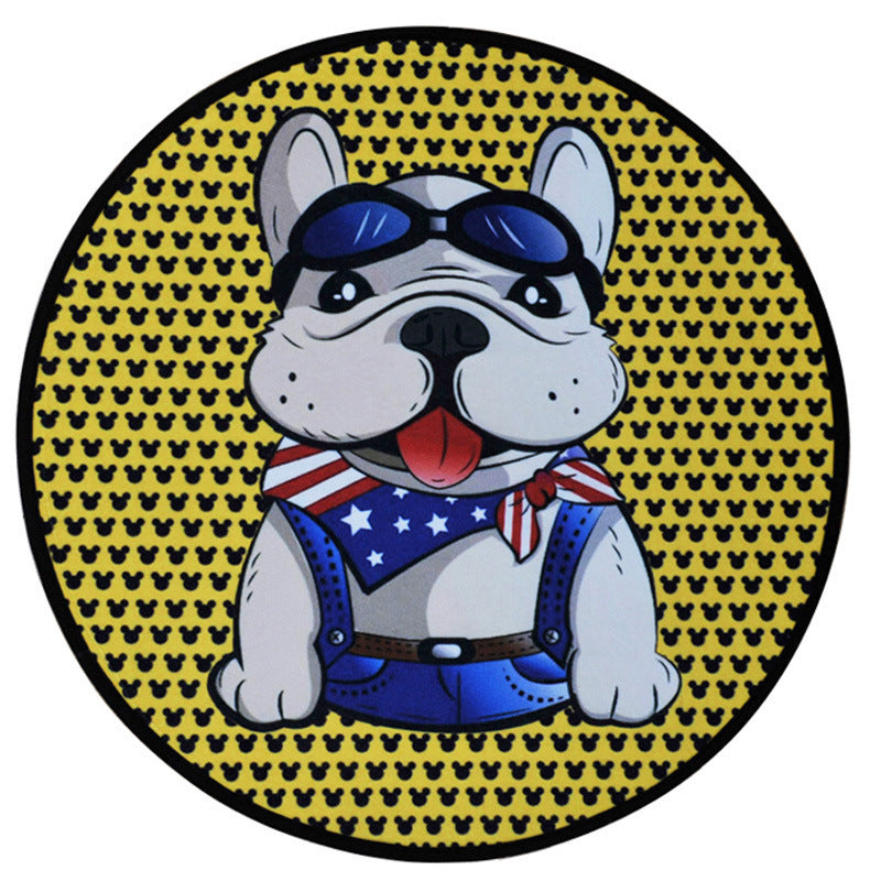 Round Pet Mat Summer Childrens Home Four Seasons Universal Non-Slip Cartoon Dog Carpet