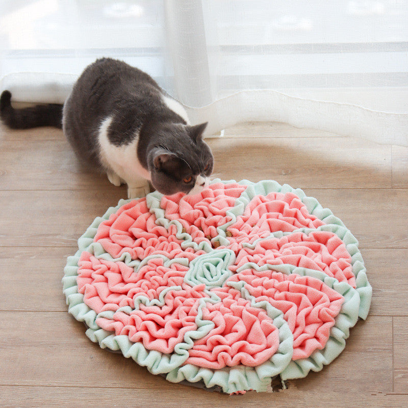 Pet Sniffing Mat Dogs Consume Energy Training Decompression Puzzle Slow Food Toy Blanket