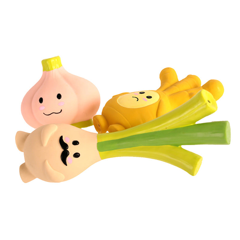 Sing Ginger Garlic Dog Latex Sounding Toy