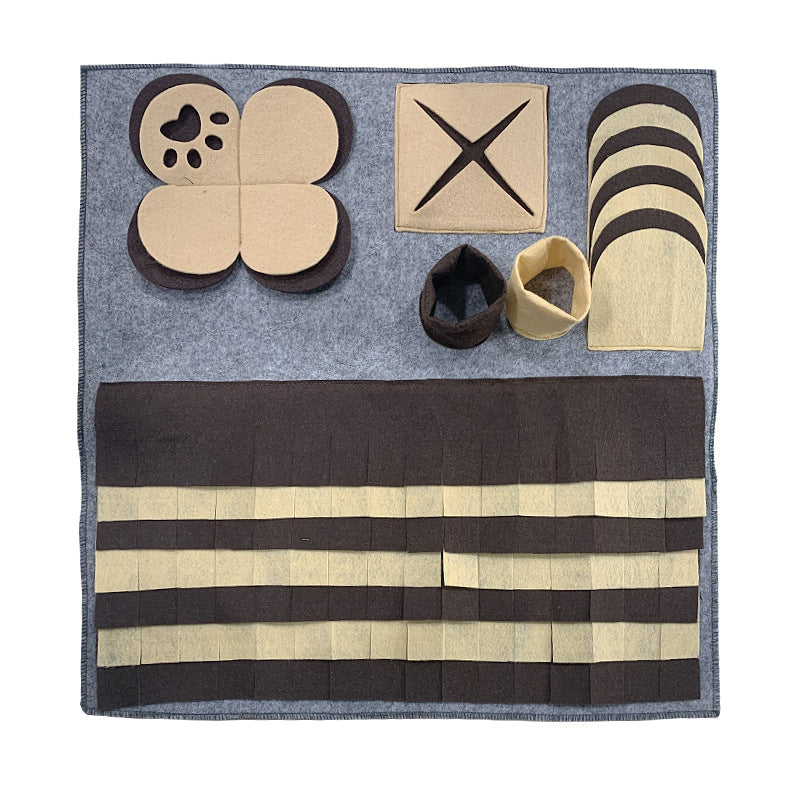 Pet Sniffing Pad Dog Sniffing Toys And Eating Felt Cloth While Playing