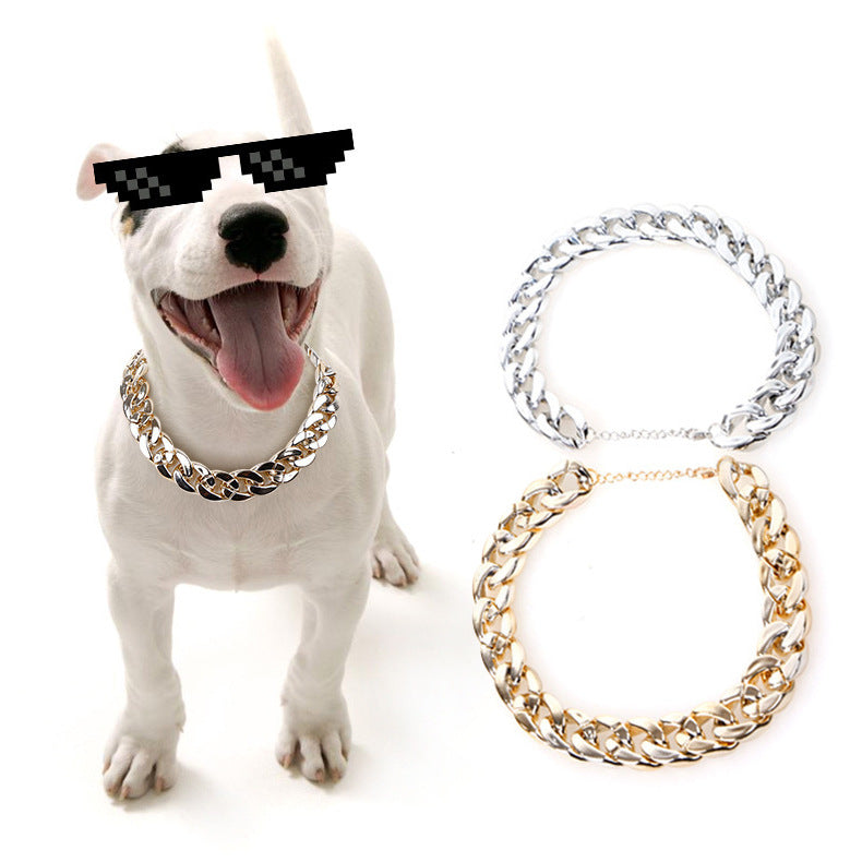 French Fighting Small And Medium Dog Necklace Pet Collar
