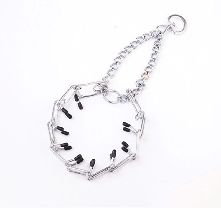Dog Training Collar Chain With Sleeve And Leash