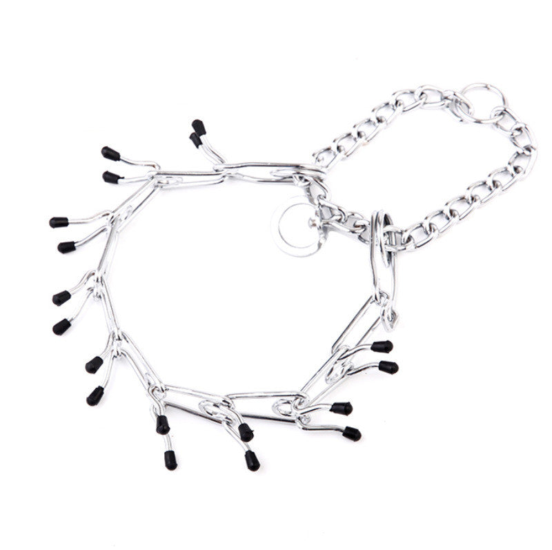 Dog Training Collar Chain With Sleeve And Leash