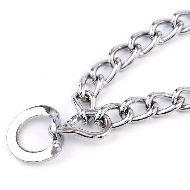 Dog Training Collar Chain With Sleeve And Leash