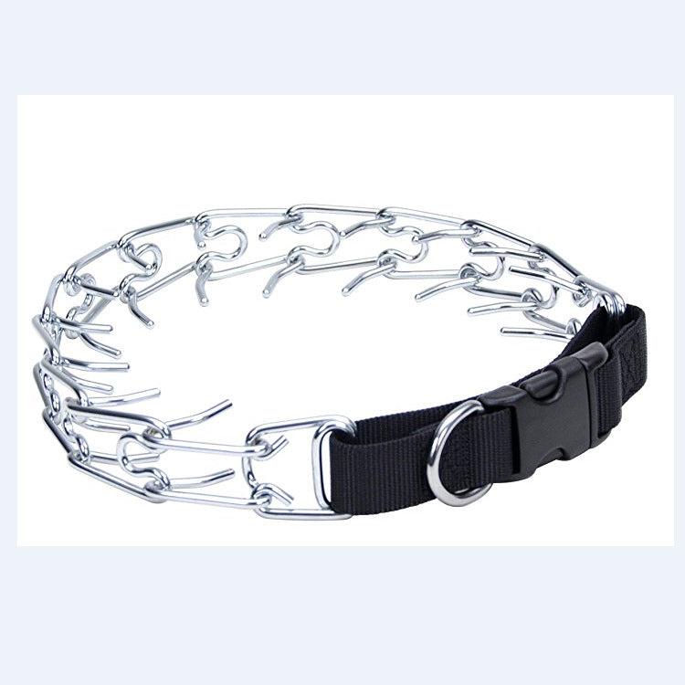 Dog Training Collar Chain With Sleeve And Leash