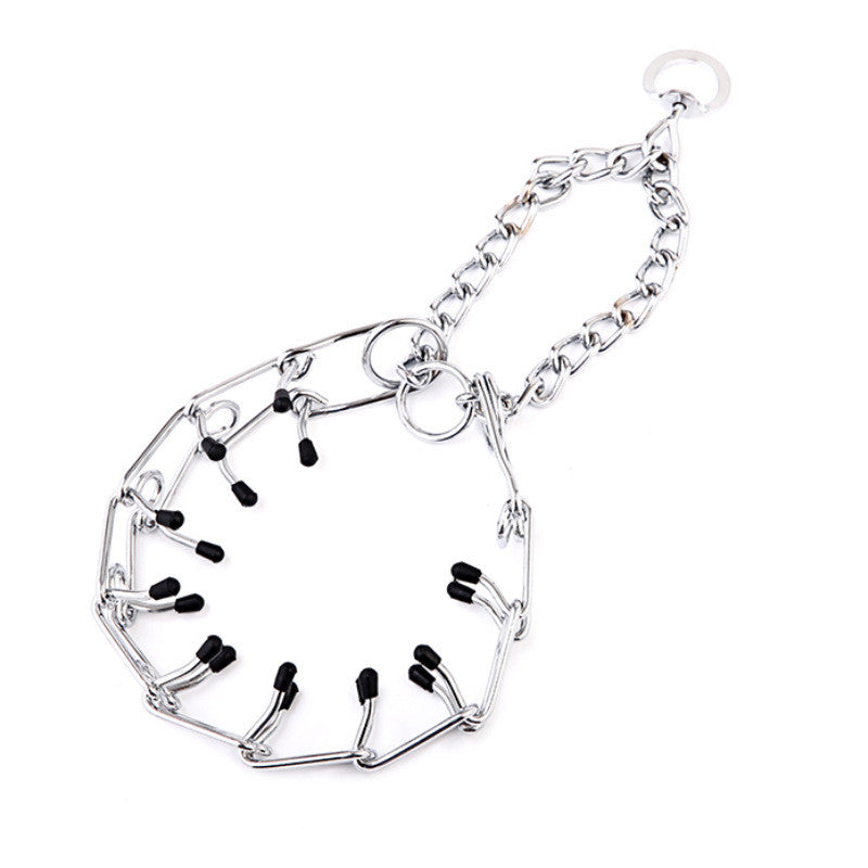 Dog Training Collar Chain With Sleeve And Leash