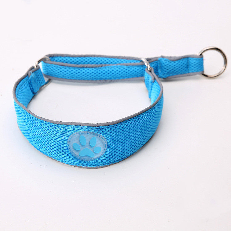 Reflective Strip Of Double-Layer Mesh Soft Dog Chain