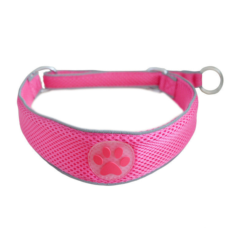 Reflective Strip Of Double-Layer Mesh Soft Dog Chain
