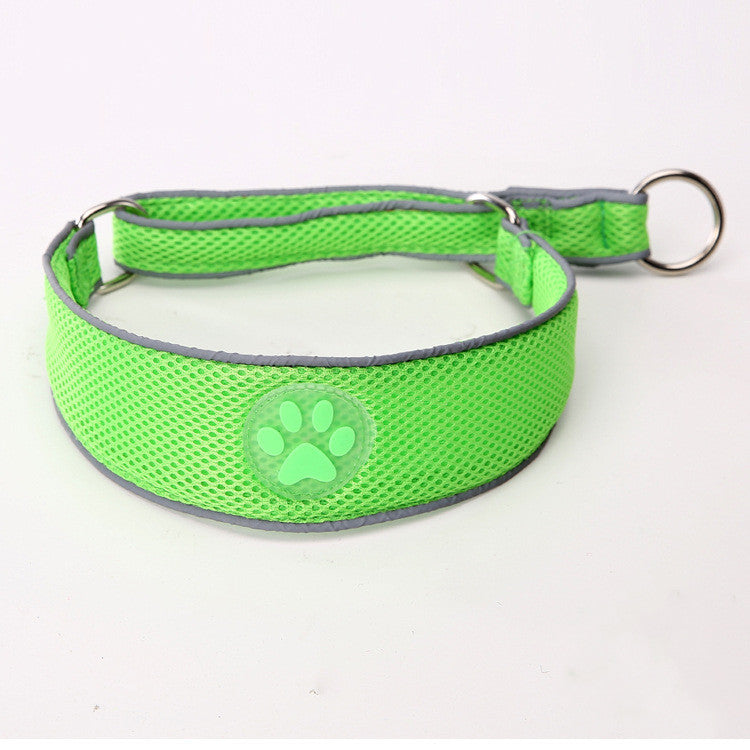 Reflective Strip Of Double-Layer Mesh Soft Dog Chain