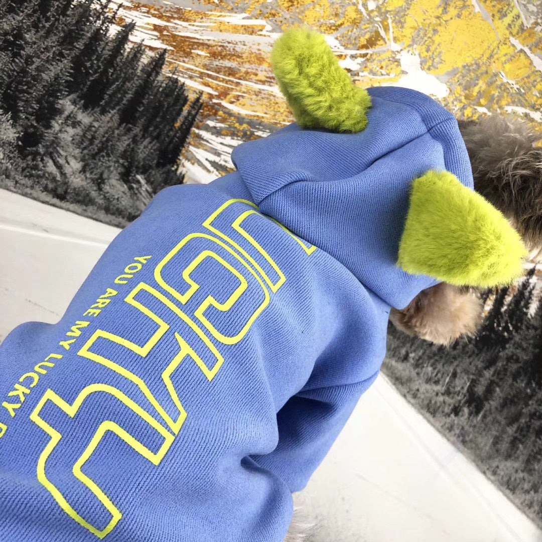 Dog Clothes Autumn And Winter Clothes Cotton Small Dog Xia Jiarong Pet Sweater