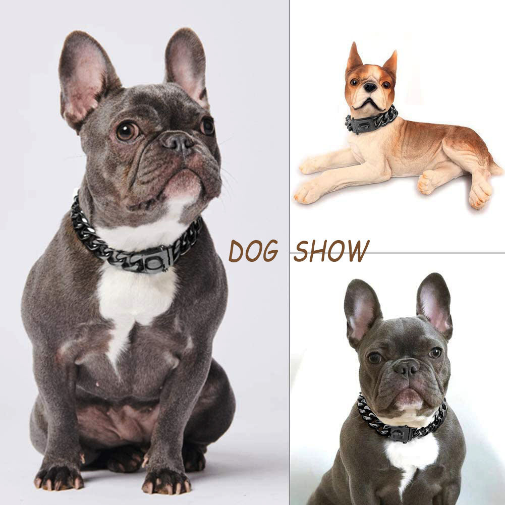 Metal Dog Collar For Medium And Large Dogs