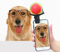 Pet Photo Props Toy Pet Photo Selfie Artifact Funny Dog Camera Phone Clip Tennis Selfie Clip
