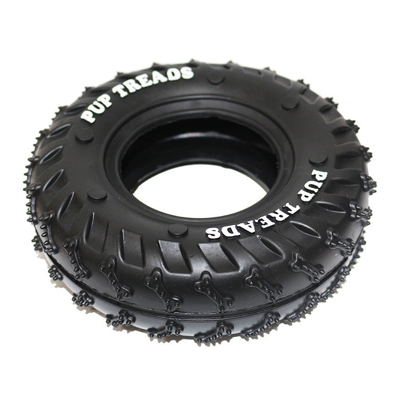 Dog Toy Rubber Tire Molar Ring Bite Resistant And Clean Teeth