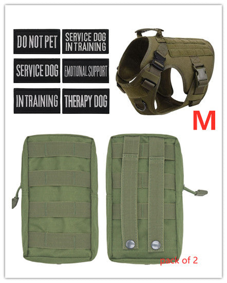 Adjustable Tactical Dog Harness Vest