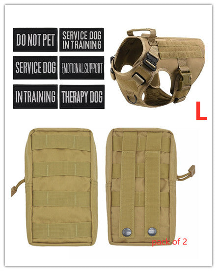 Adjustable Tactical Dog Harness Vest