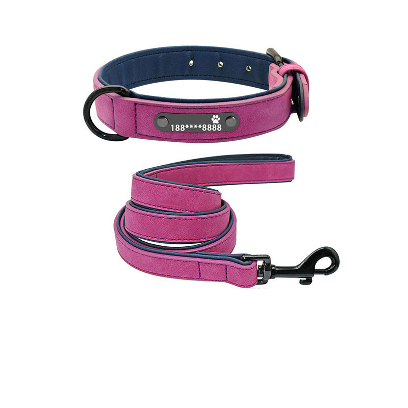 Custom Lettering Anti-Lost Dog Collar