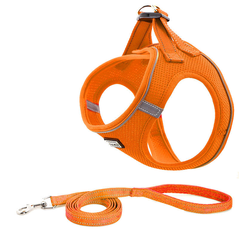 Dog Chest Harness And Leash Set