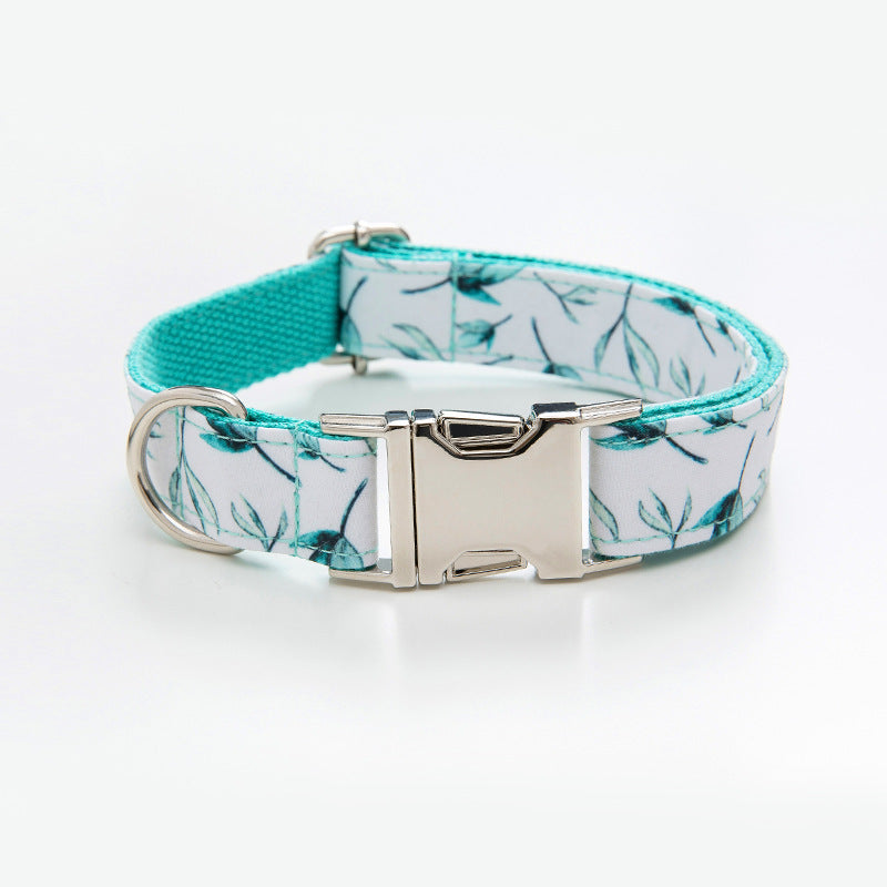 Small Leaf Dog Collar Traction Rope