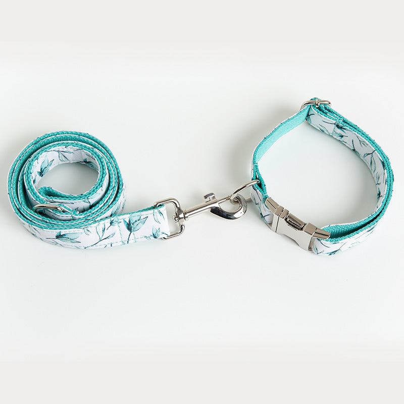 Small Leaf Dog Collar Traction Rope
