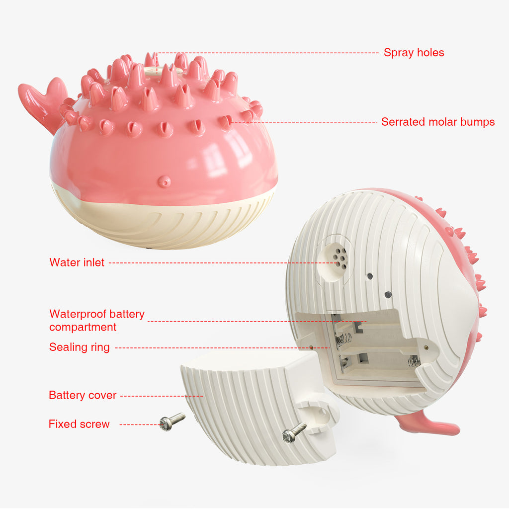 Electric Floating Water Spray Dog Toy