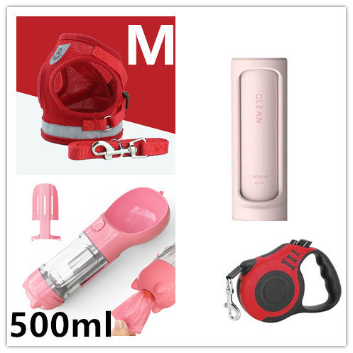 Breathable Mesh Pet Leash Set