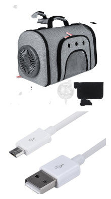 Pet Out Bag With Fan And Mesh Ventilation