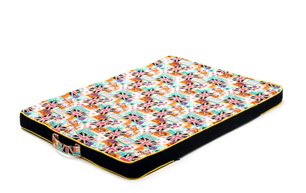 Thickened Printed Canvas Dog Bed Mat