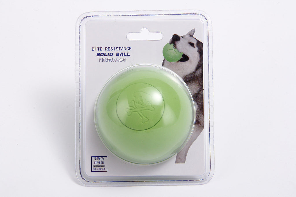 Rubber Pet Solid Bouncy Ball Dog Toy