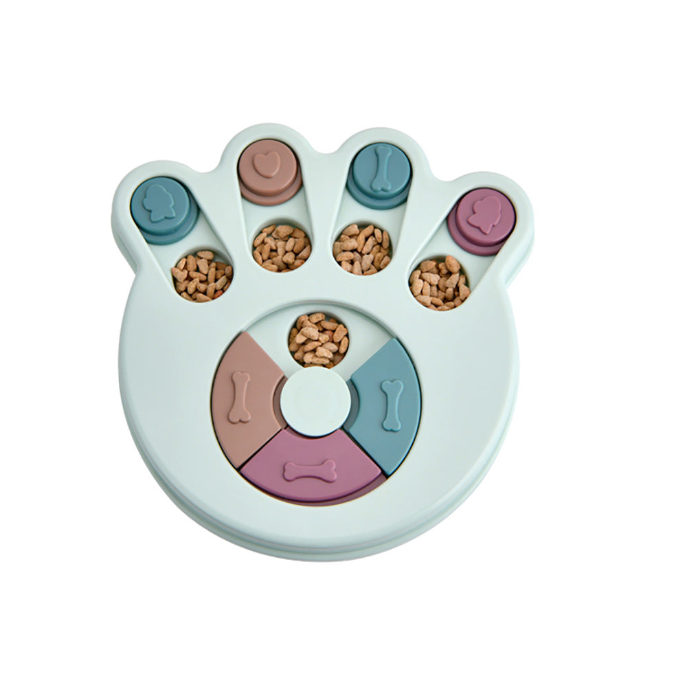 Creative Dog Turntable Eating Anti-Choking Bowl