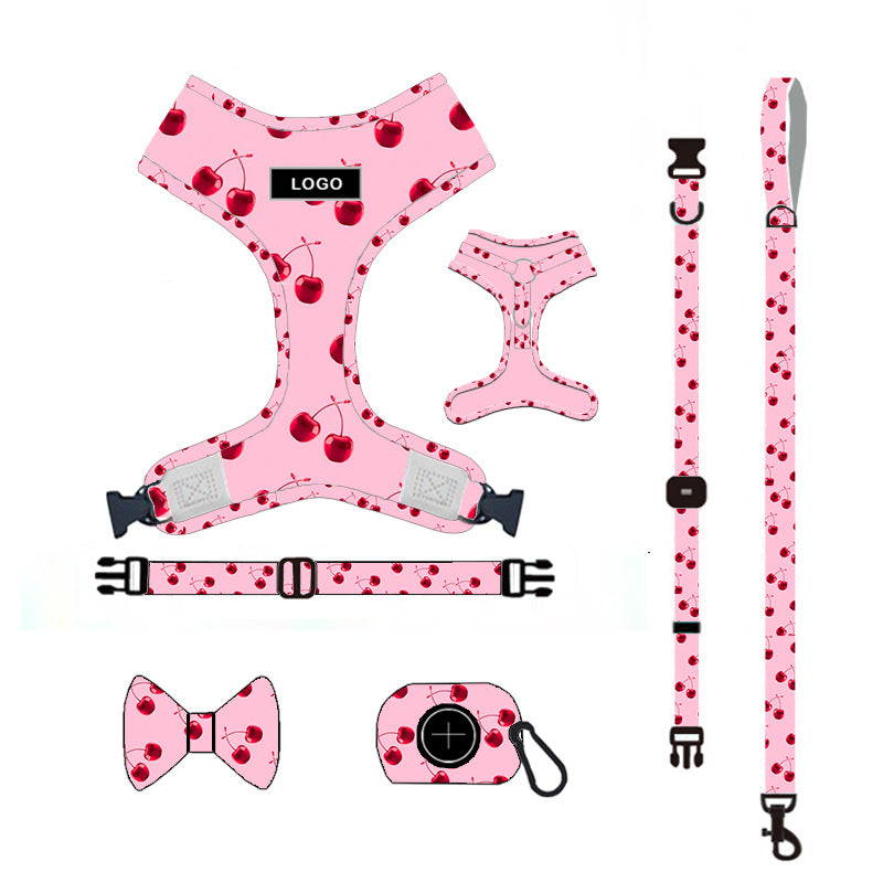 Pink Dog Leash Set