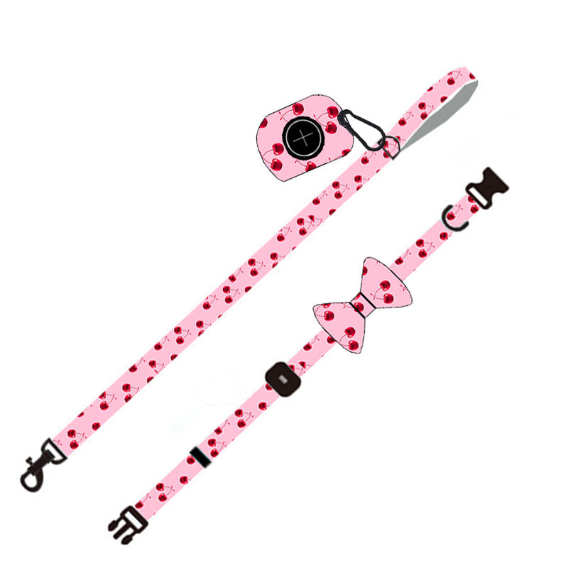Pink Dog Leash Set