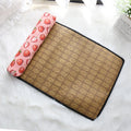 Summer Rattan Pet Mat Pillow Cushion Cooling Catmat Ice Pad
