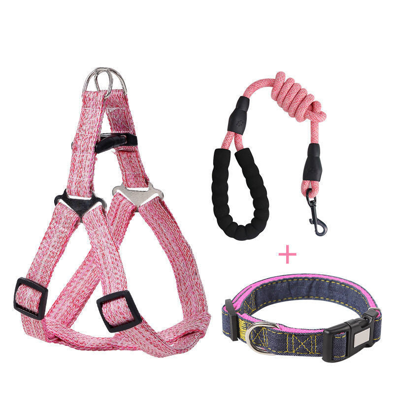 Explosion-Proof Dog Traction Rope Retractable Harness Dog Walking Rope