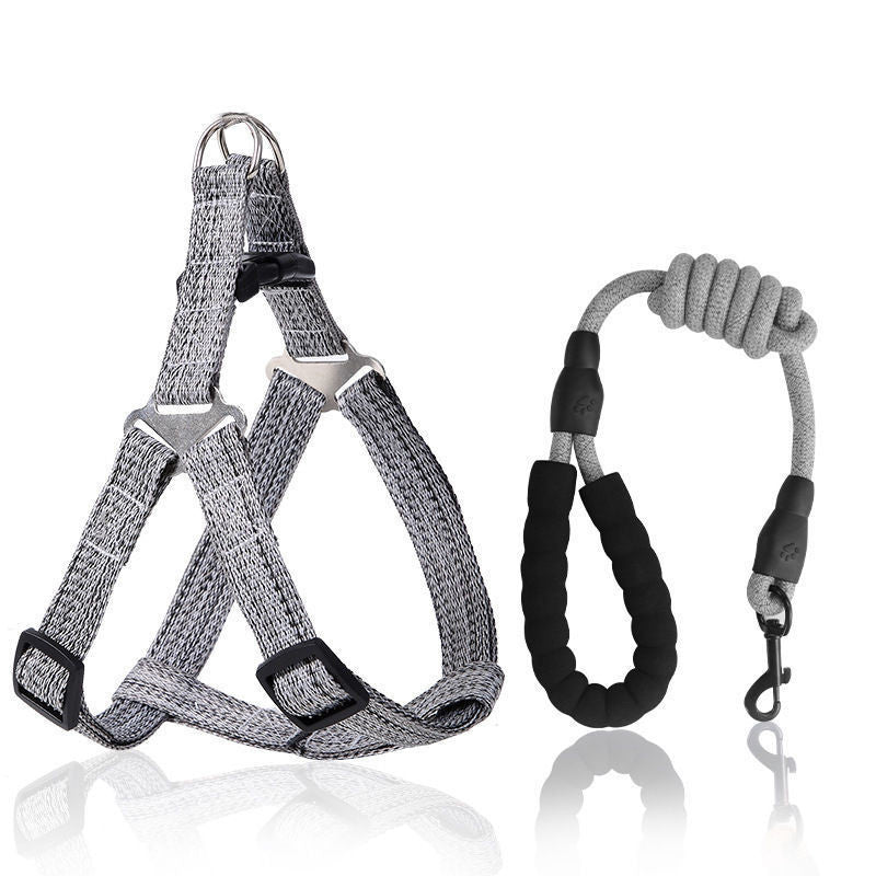 Explosion-Proof Dog Traction Rope Retractable Harness Dog Walking Rope