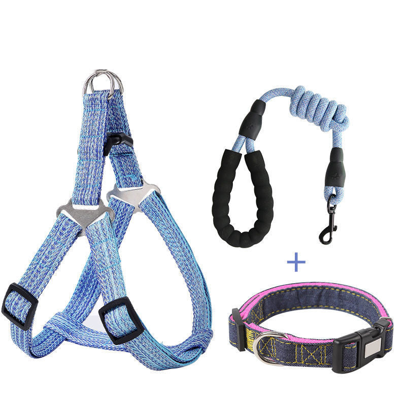 Explosion-Proof Dog Traction Rope Retractable Harness Dog Walking Rope