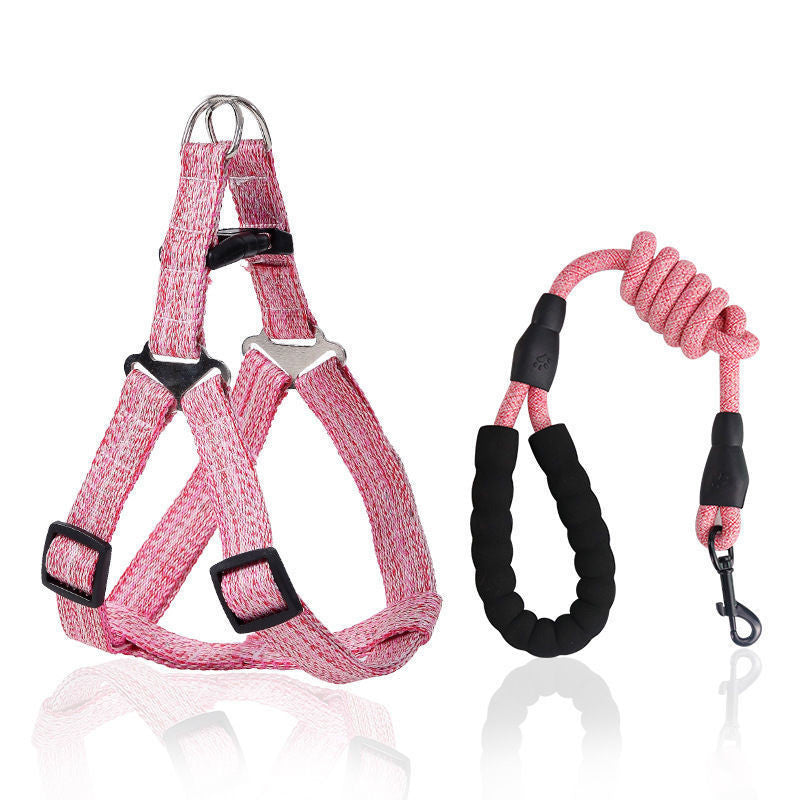 Explosion-Proof Dog Traction Rope Retractable Harness Dog Walking Rope