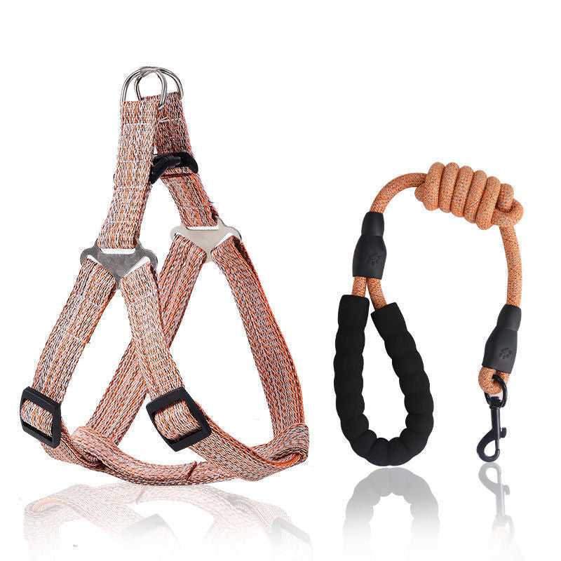 Explosion-Proof Dog Traction Rope Retractable Harness Dog Walking Rope