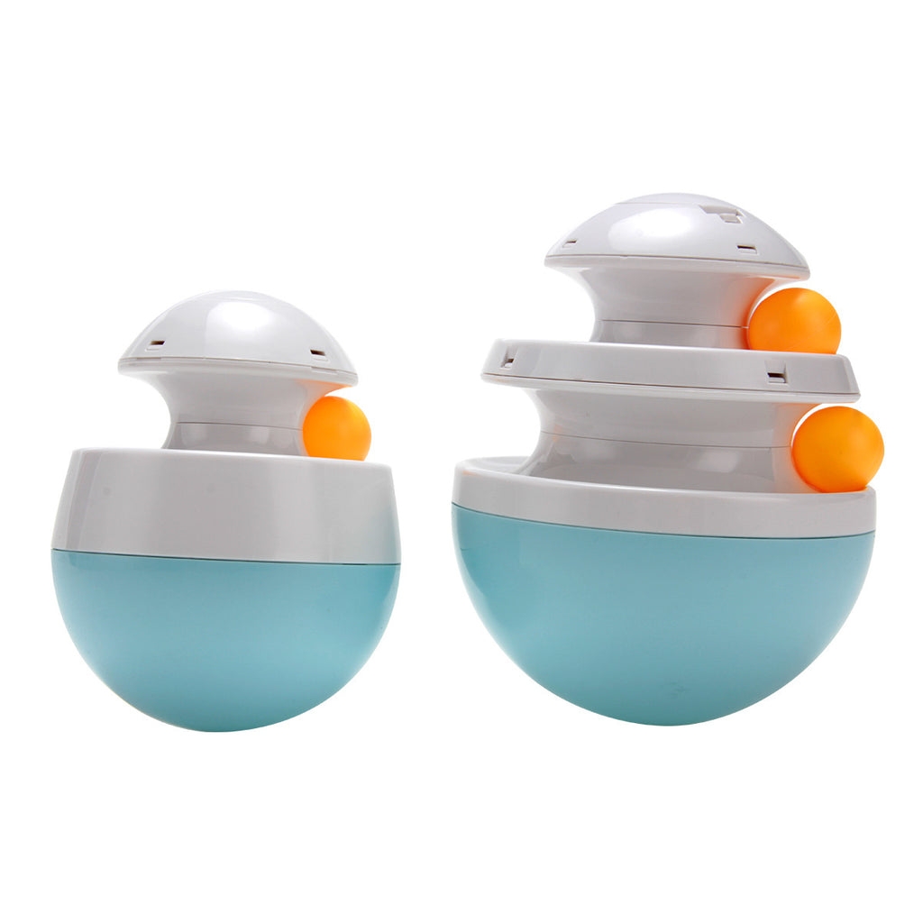 New Pet Toy Food Spilling Tumbler Track Spilling Ball Interactive Slow Food Dog Toy